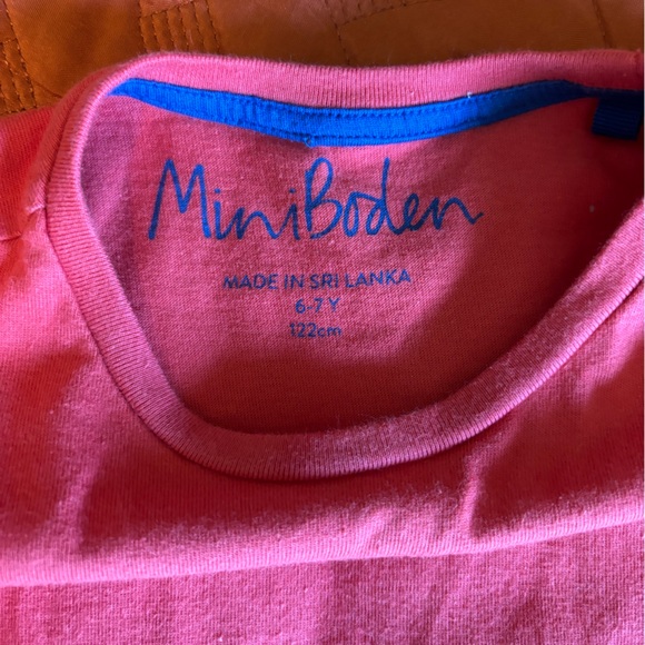 🚨4/$20 Sale!🚨 Mini Boden Tennis Appliqué Tee 6-7 Years - Picture 4 of 5